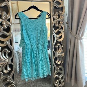 Blue spring dress, size small